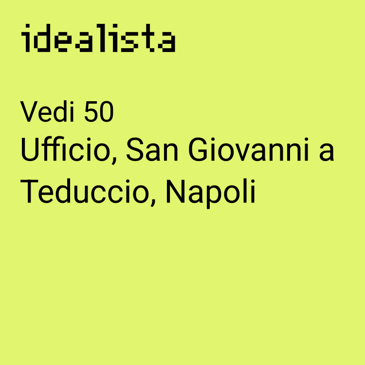 ufficio in affitto a Napoli in zona San Giovanni a Teduccio