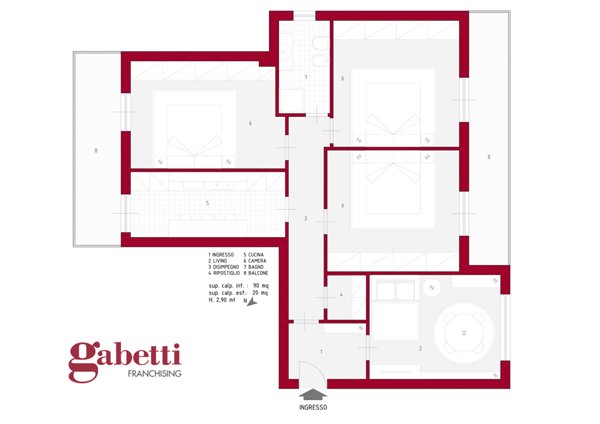 appartamento in affitto a Napoli in zona Bagnoli