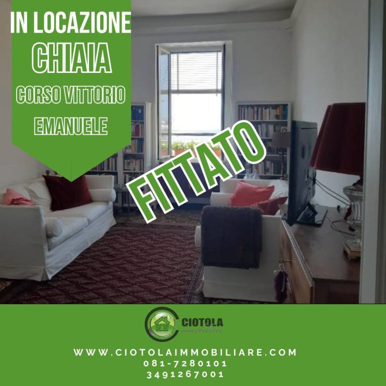 appartamento in affitto a Napoli in zona Chiaia