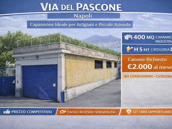 locale commerciale in affitto a Napoli in zona Zona Industriale-Ferrovia
