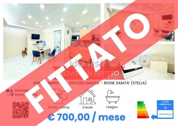 appartamento in affitto a Napoli in zona Stella