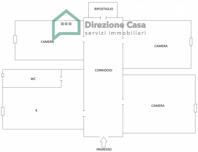appartamento in affitto a Napoli in zona Chiaia