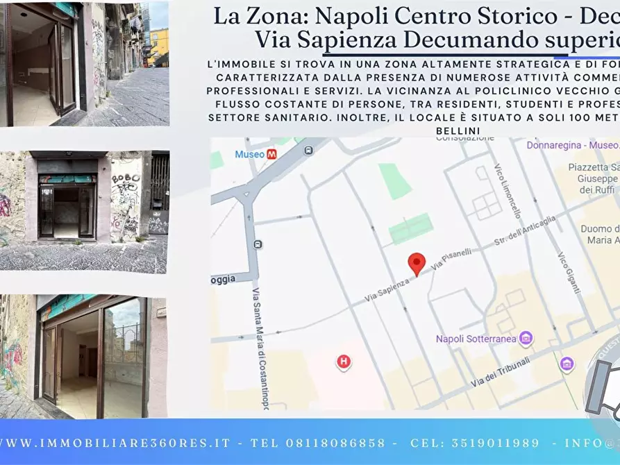 locale commerciale in affitto a Napoli in zona Mercato