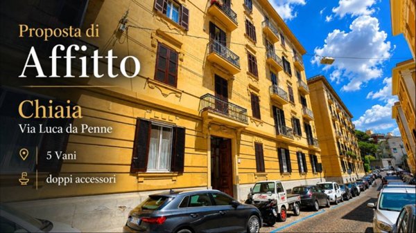 appartamento in affitto a Napoli in zona Chiaia