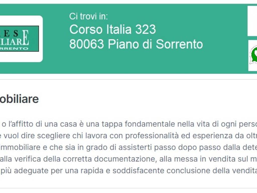 ufficio in affitto a Piano di Sorrento