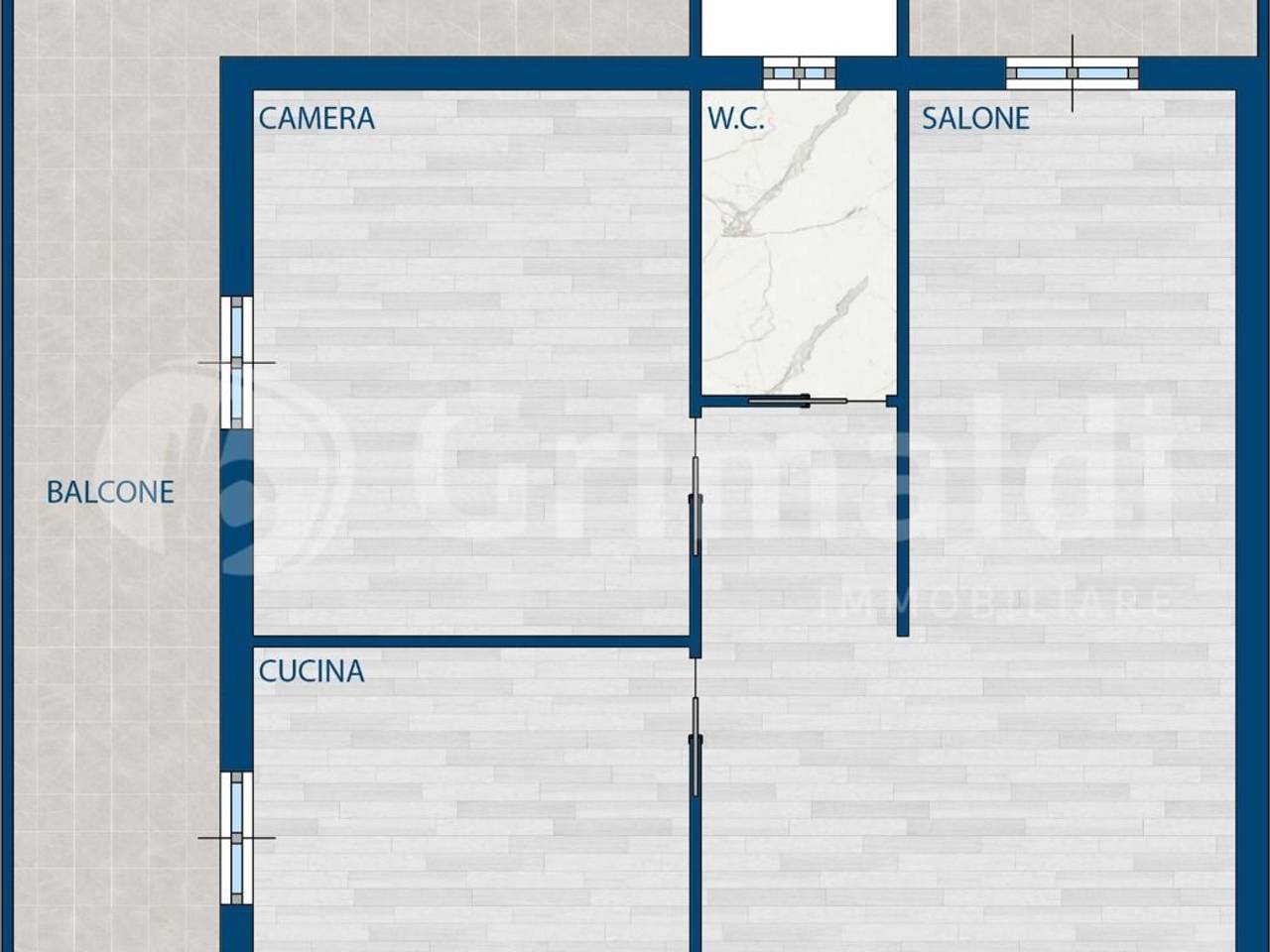 appartamento in affitto a Quarto