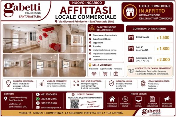 negozio in affitto a Sant'Anastasia