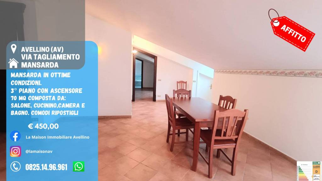 appartamento in affitto ad Avellino