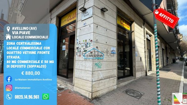 locale commerciale in affitto ad Avellino