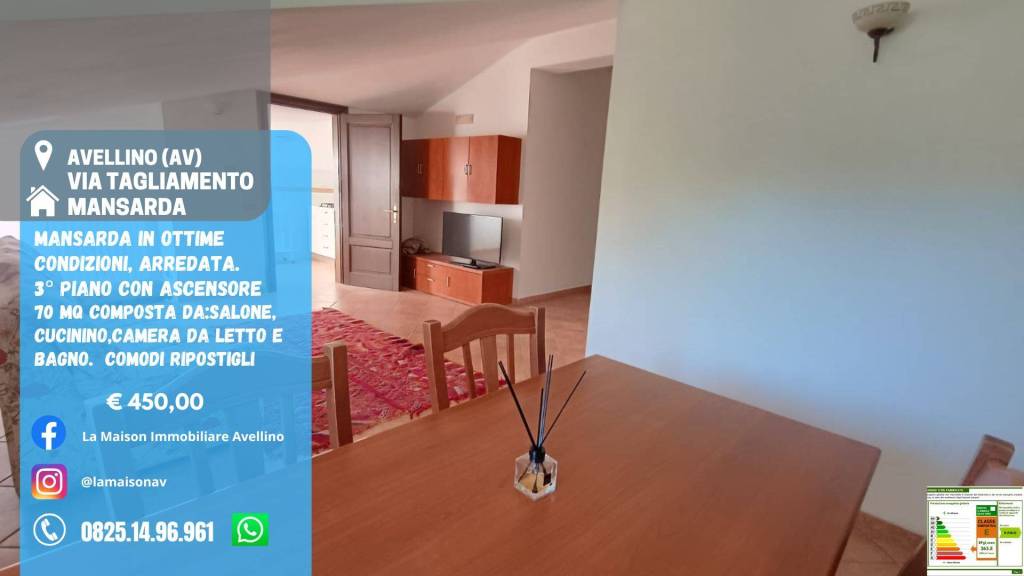 appartamento in affitto ad Avellino