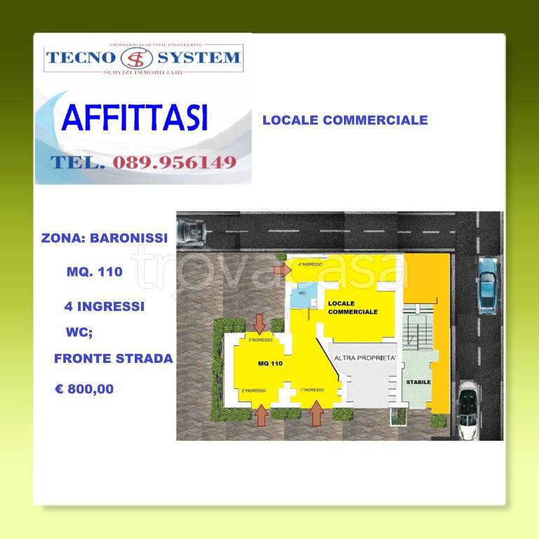 negozio in affitto a Baronissi