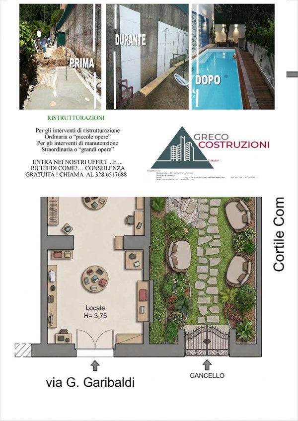 locale commerciale in affitto a Baronissi in zona Saragnano