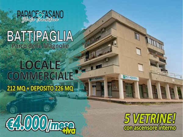 negozio in affitto a Battipaglia