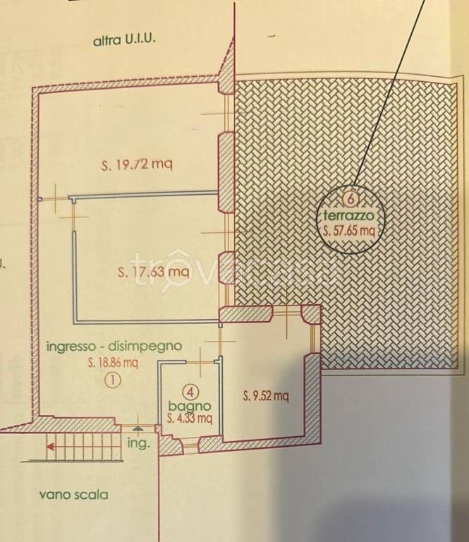 appartamento in affitto a Salerno in zona Gelsi Rossi