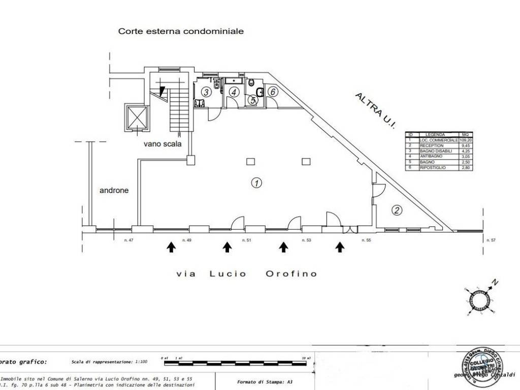 locale commerciale in affitto a Salerno in zona Torrione