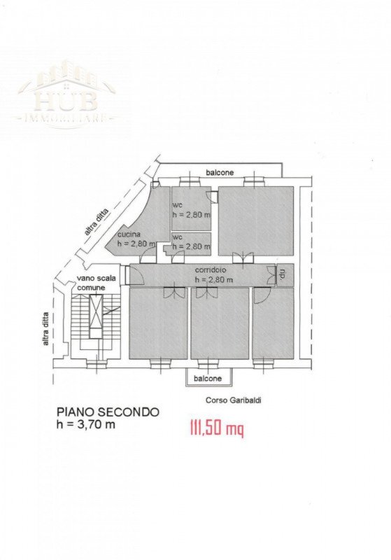 appartamento in affitto a Cuneo in zona Centro Città