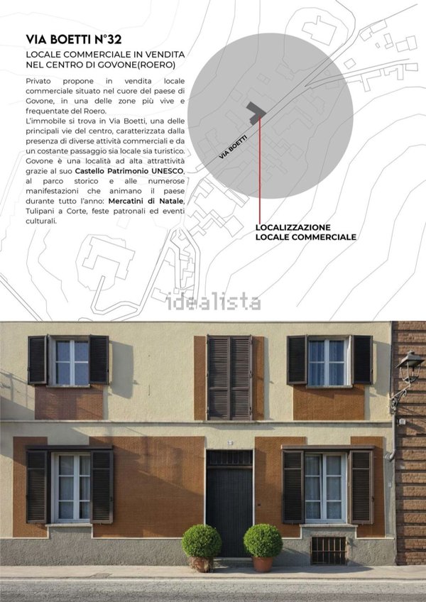 locale commerciale in vendita a Govone