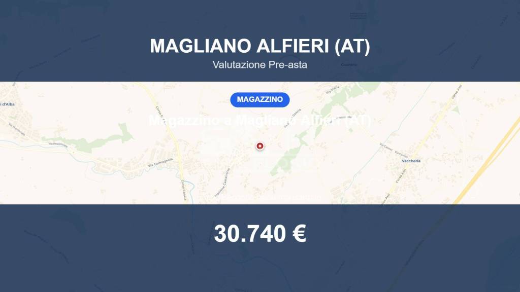 locale commerciale in vendita a Magliano Alfieri in zona Sant'Antonio