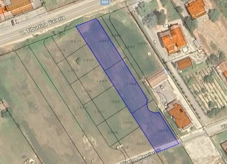 terreno edificabile in vendita ad Avezzano in zona Paterno