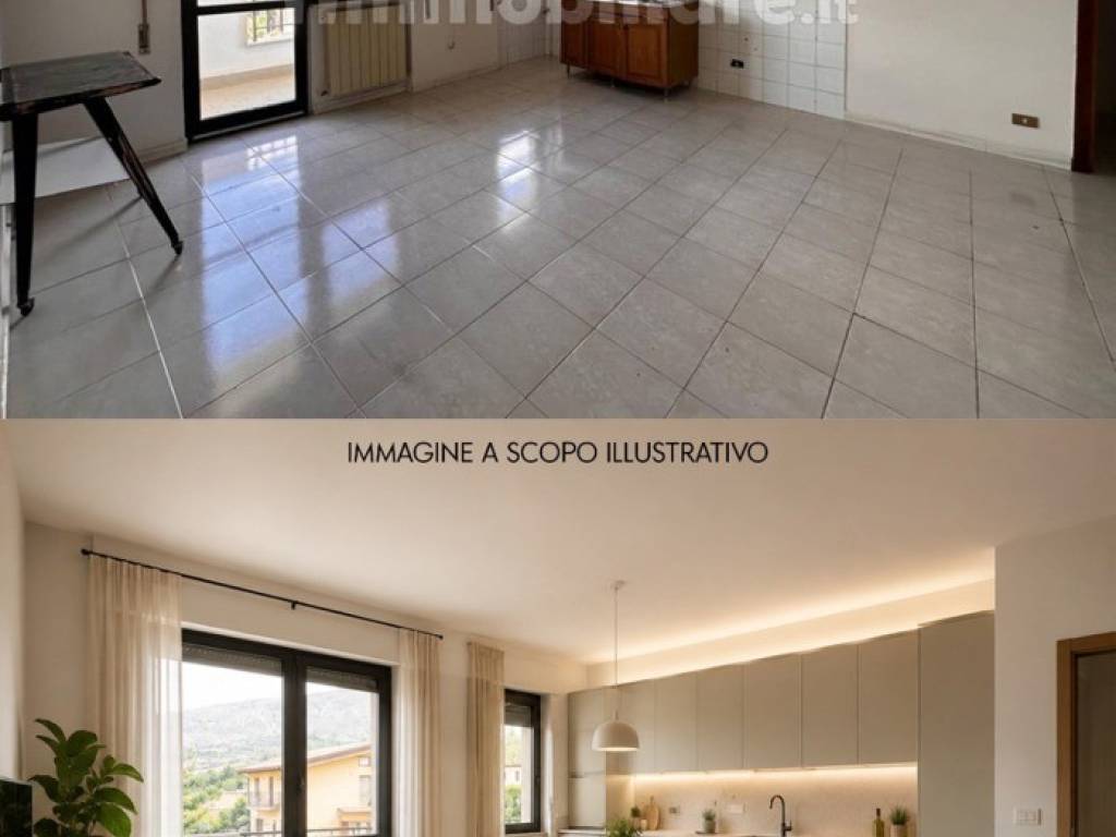 appartamento in vendita ad Avezzano in zona Caruscino