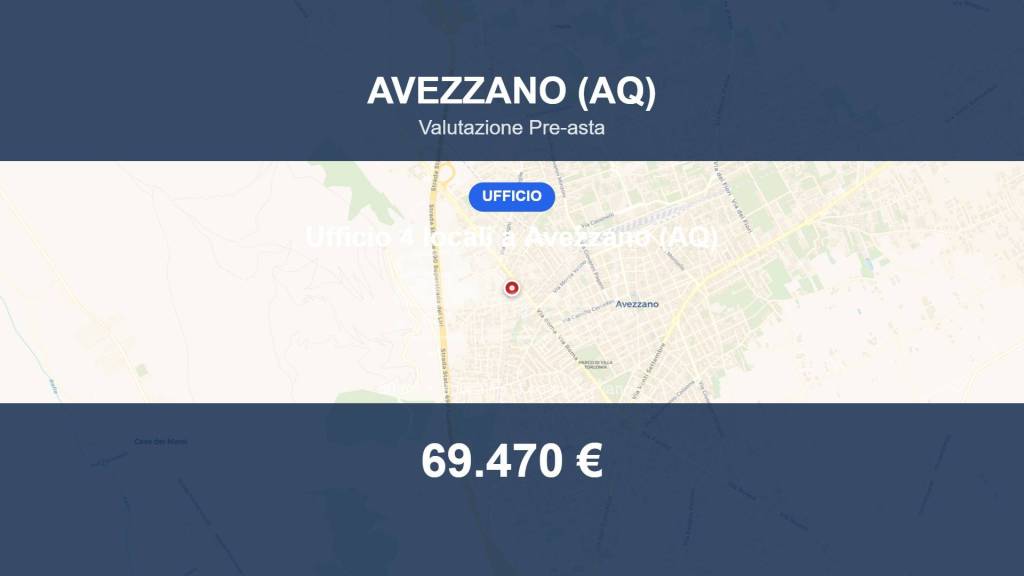 ufficio in vendita ad Avezzano