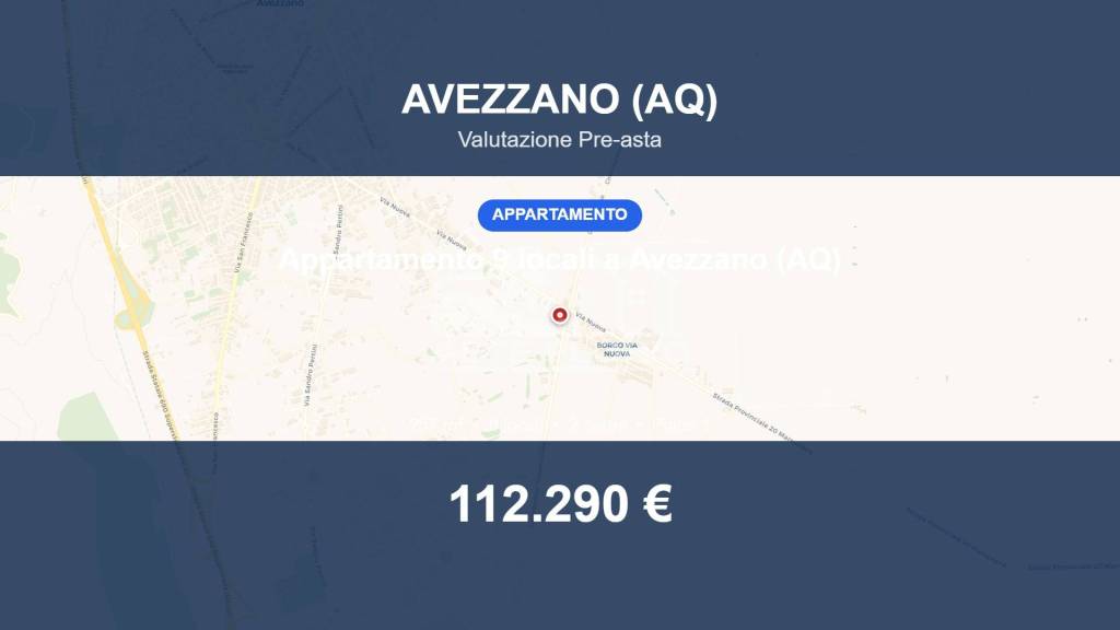 appartamento in vendita ad Avezzano in zona Via Nuova