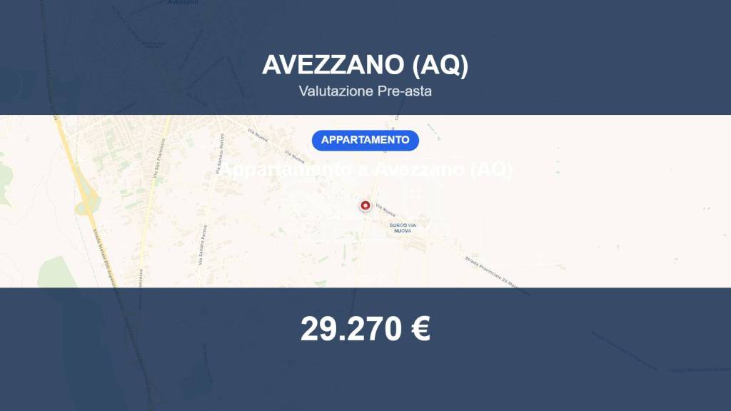 appartamento in vendita ad Avezzano in zona Via Nuova