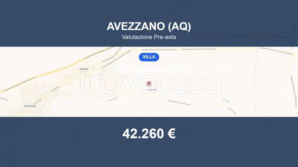 casa indipendente in vendita ad Avezzano in zona Paterno