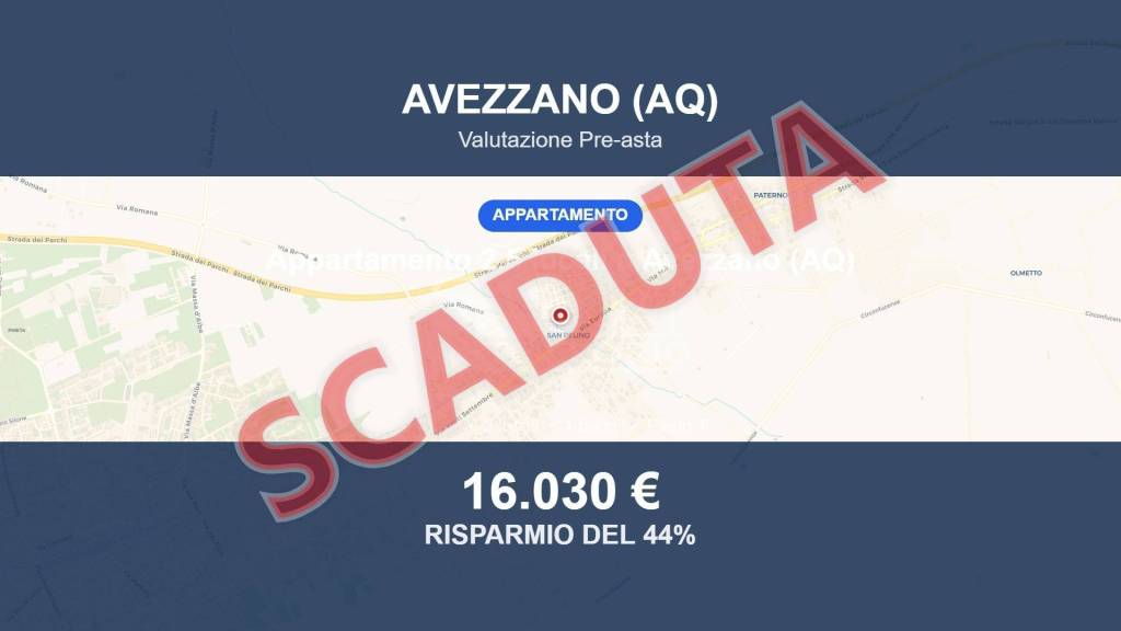 appartamento in vendita ad Avezzano in zona San Pelino