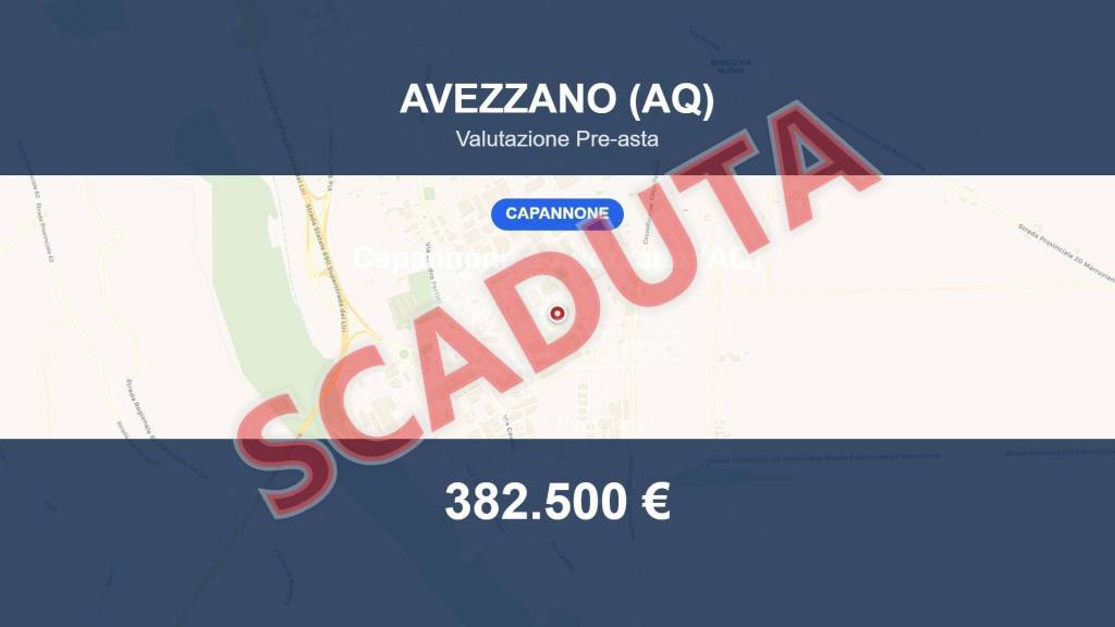 locale commerciale in vendita ad Avezzano