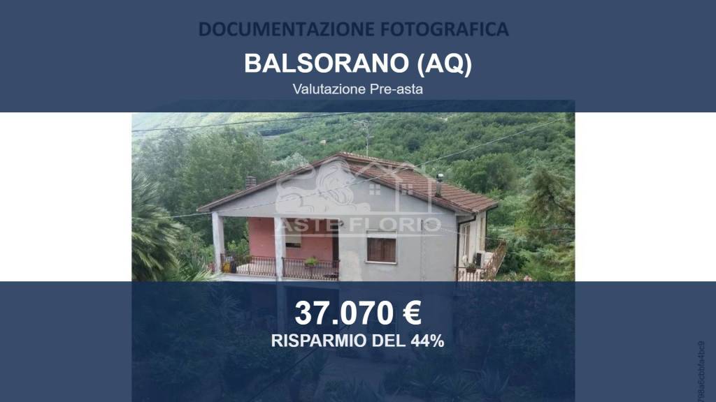appartamento in vendita a Balsorano in zona Pelagalli