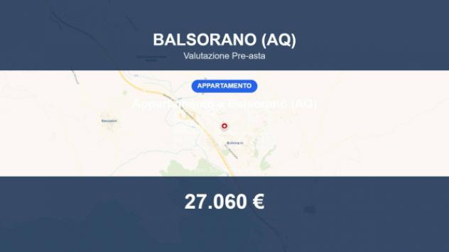 appartamento in vendita a Balsorano in zona Balsorano Vecchio