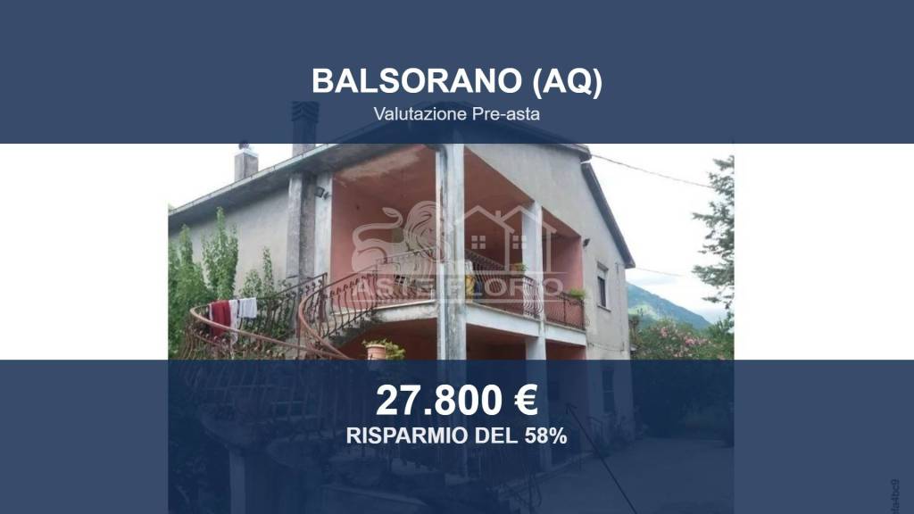 appartamento in vendita a Balsorano in zona Collepiano