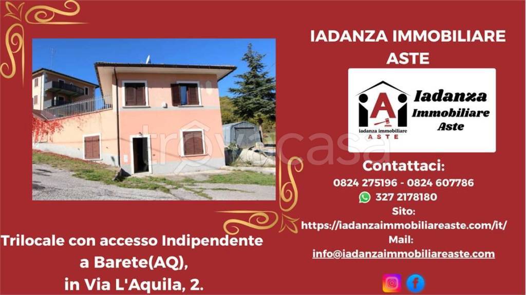 appartamento in vendita a Barete in zona Teora