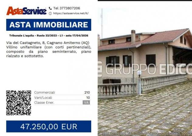 casa indipendente in vendita a Cagnano Amiterno