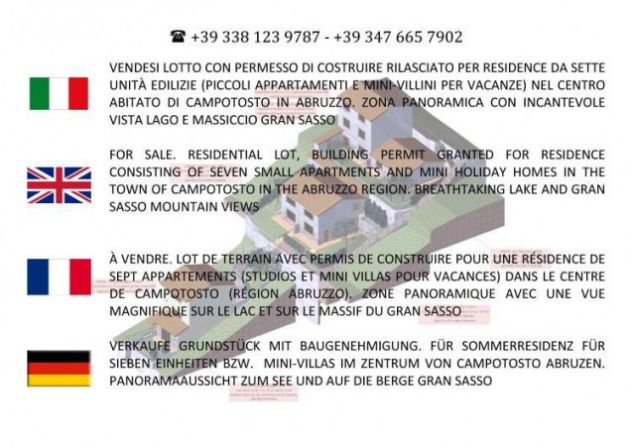 terreno edificabile in vendita a Campotosto