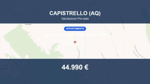 appartamento in vendita a Capistrello in zona Corcumello