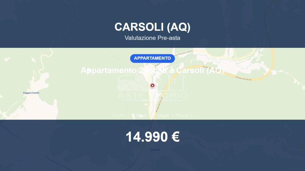 appartamento in vendita a Carsoli