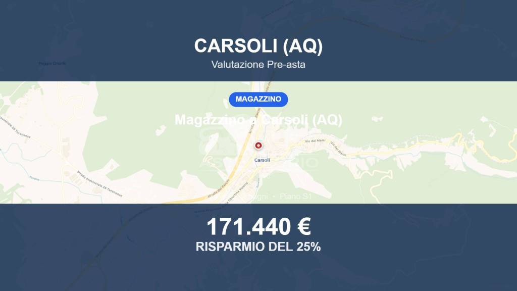 locale commerciale in vendita a Carsoli