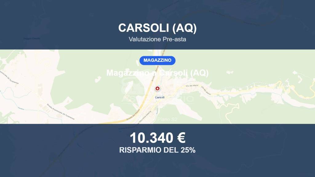 locale di sgombero in vendita a Carsoli in zona Montesabinese