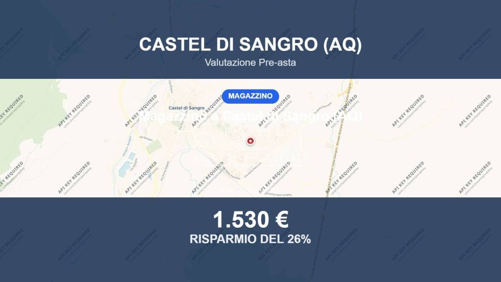 locale commerciale in vendita a Castel di Sangro