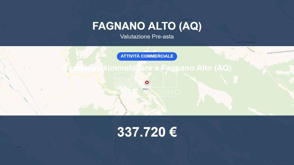 negozio in vendita a Fagnano Alto in zona Ripa