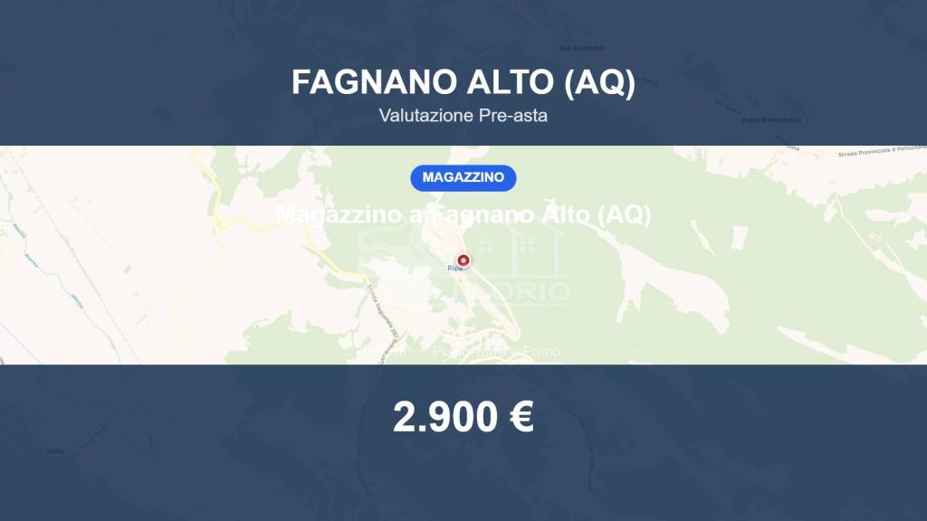 locale commerciale in vendita a Fagnano Alto in zona Ripa