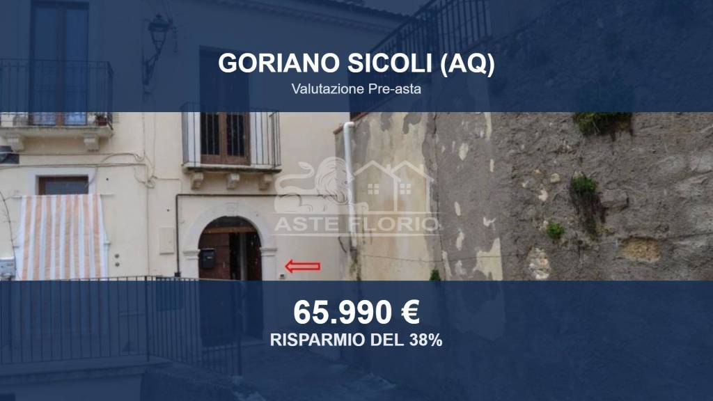 appartamento in vendita a Goriano Sicoli