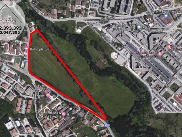terreno edificabile in vendita a L'Aquila in zona Coppito