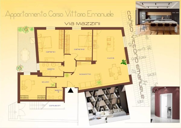 appartamento in vendita a L'Aquila in zona Centro Città