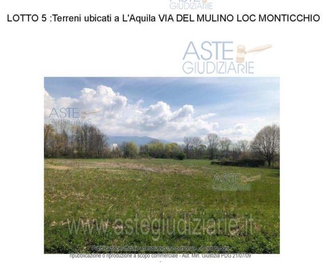 terreno edificabile in vendita a L'Aquila in zona Monticchio/frazione Bagno