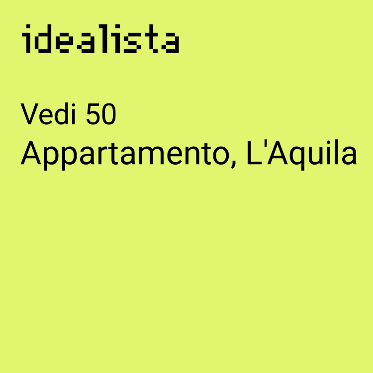 appartamento in vendita a L'Aquila in zona Poggio Santa Maria