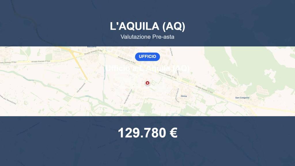 ufficio in vendita a L'Aquila in zona Sant'Elia
