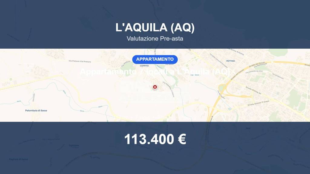 appartamento in vendita a L'Aquila in zona Coppito